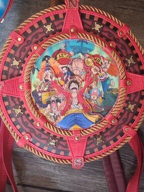 STRAW HAT PIRATES, REPRESENT! One Piece Mini-Backpack by Loungefly, EUC